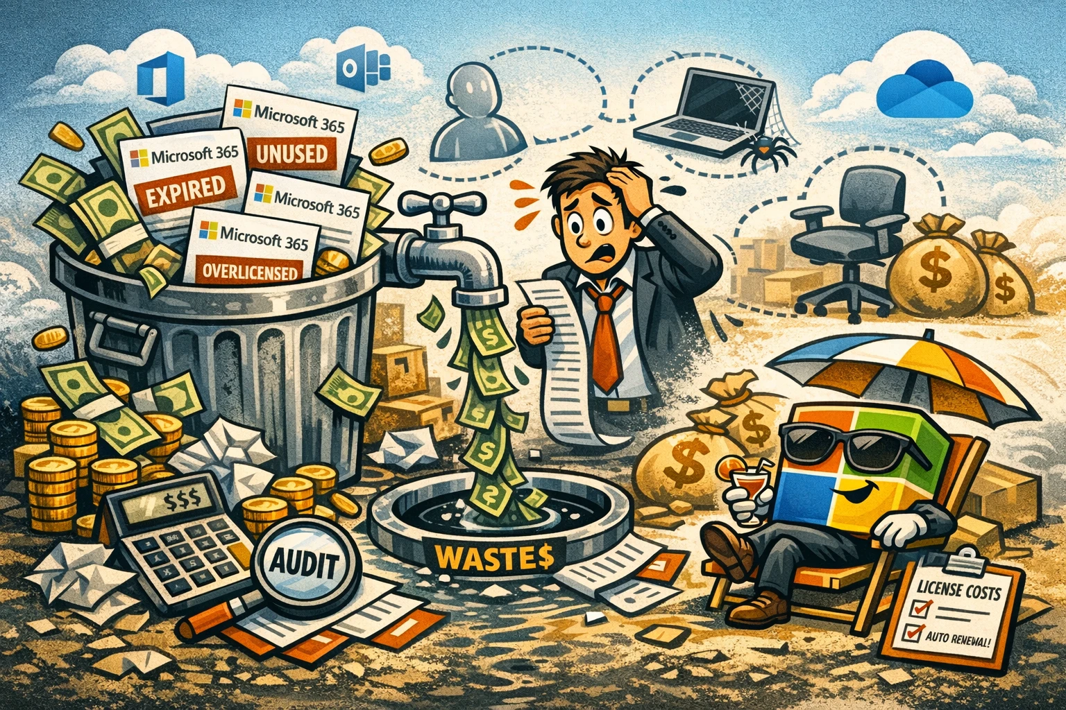 Wasting Money on Microsoft 365